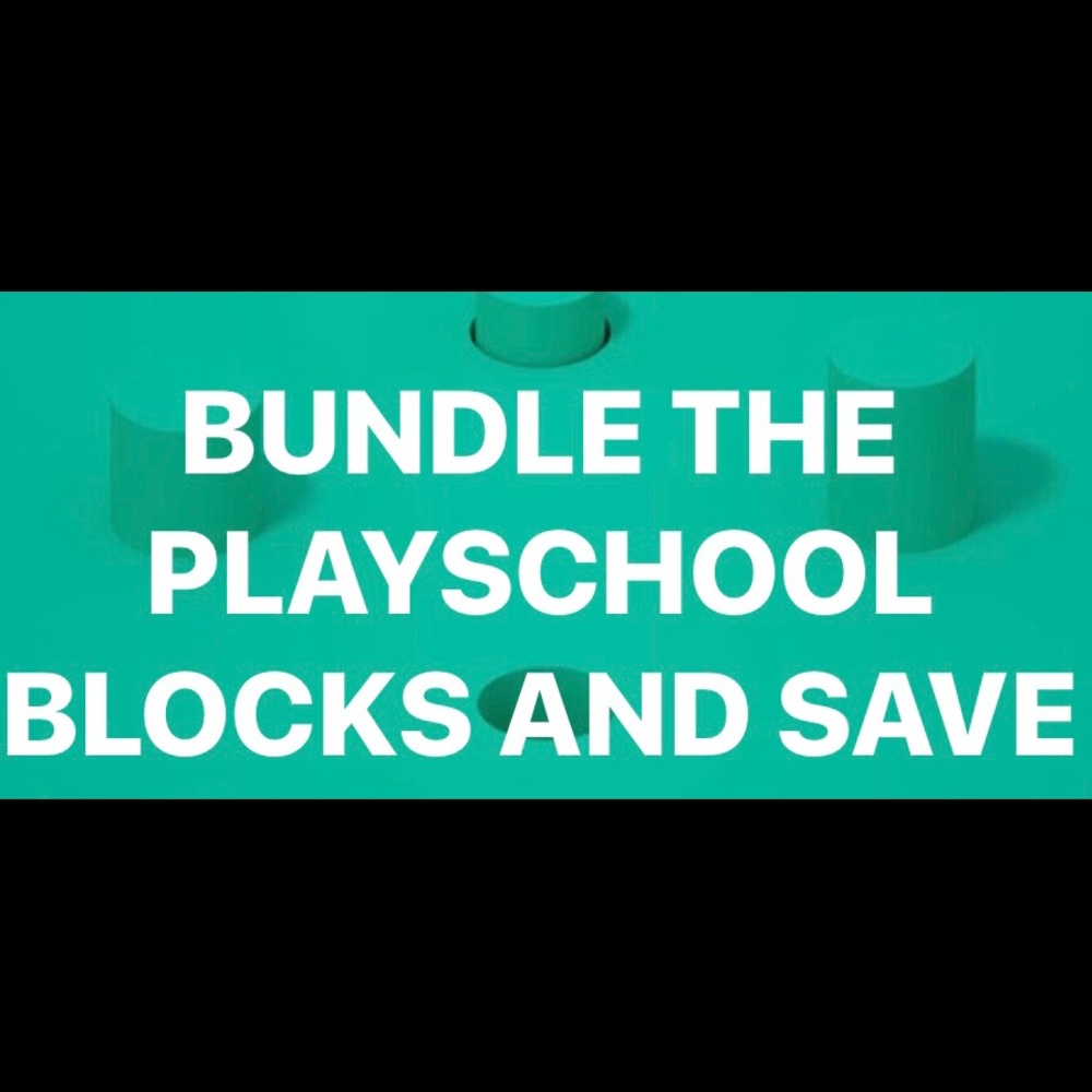 Bundle The PLAY SCHOOL Building Block’s And Save